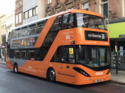 Scania N280UD ADL Enviro400CNG City for Nottingham